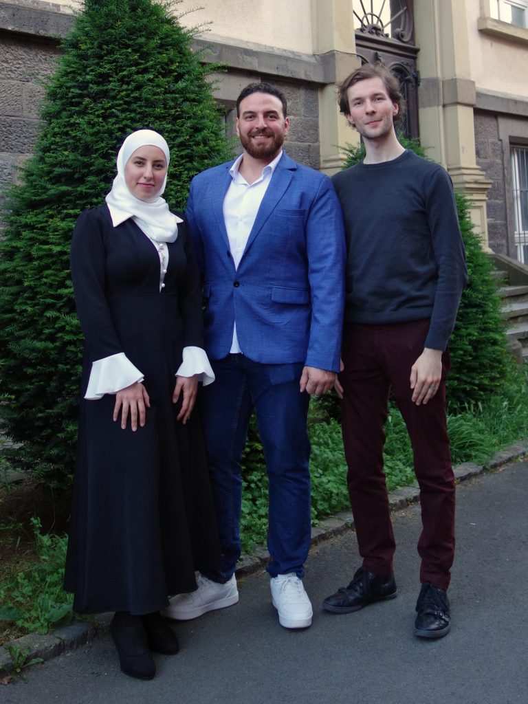 Das Team von Hairconomy: Salah, Wafaa, Arthur